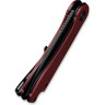 Складной нож CIVIVI ELEMENTUM Blackwash сталь D2, рукоять Burgundy G10 C907A-1
