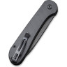 Складной нож CIVIVI ELEMENTUM Button Lock Blackwash сталь 14C28N, рукоять Black G10 C2103A
